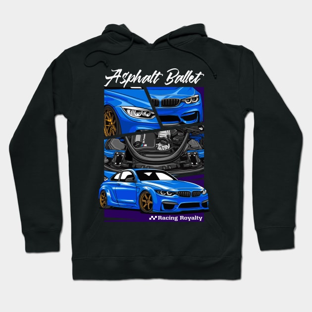 Asphalt Bullet M3 F80 Hoodie by Harrisaputra